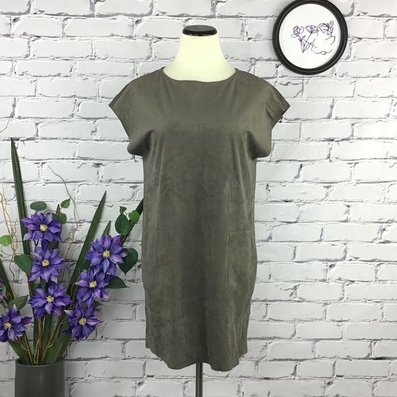 Aritzia Dresses & Skirts - Aritzia Wilfred Free Suede Nori Shift Dress